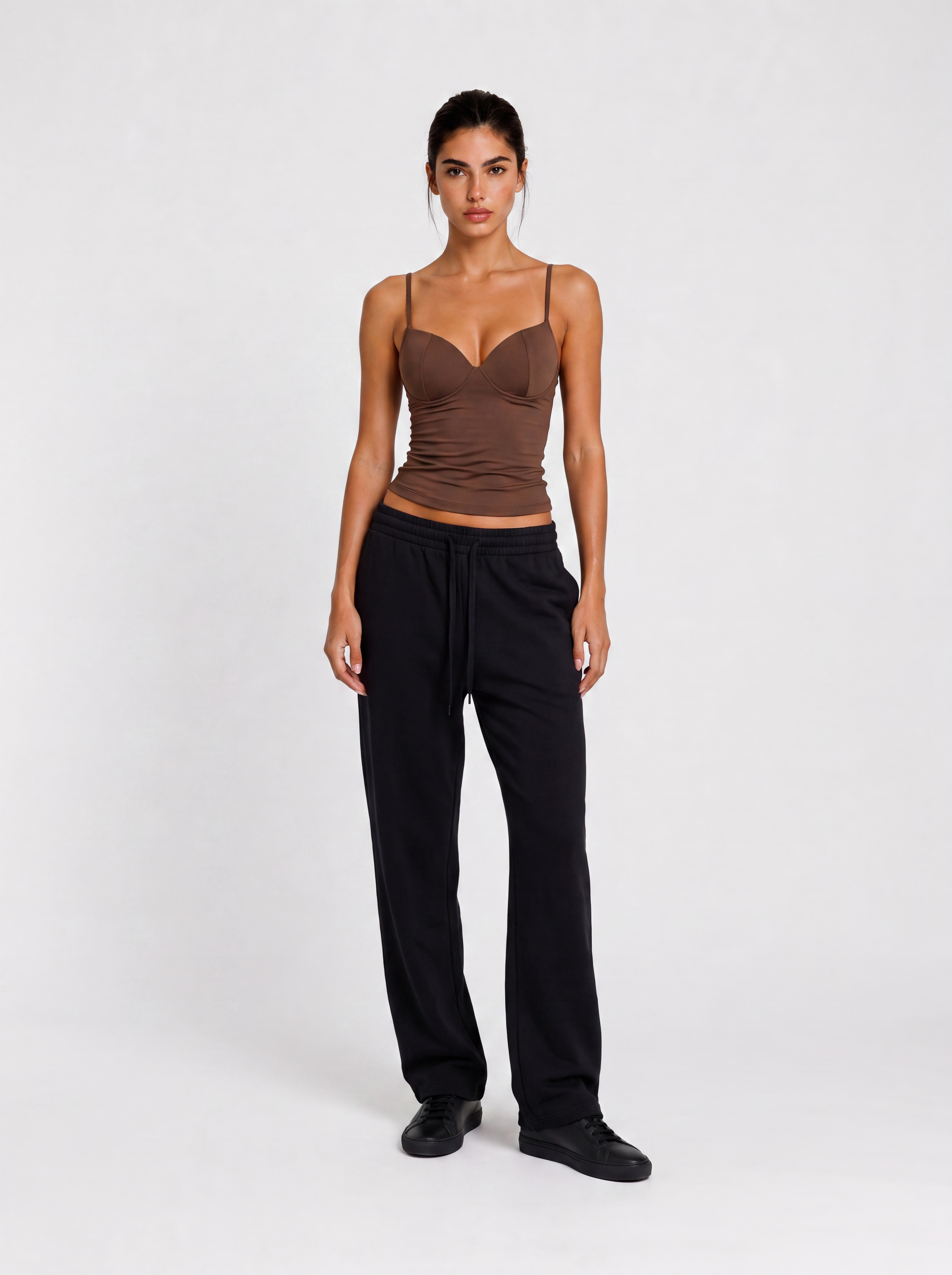 TOP CORSET EN POLYAMIDE